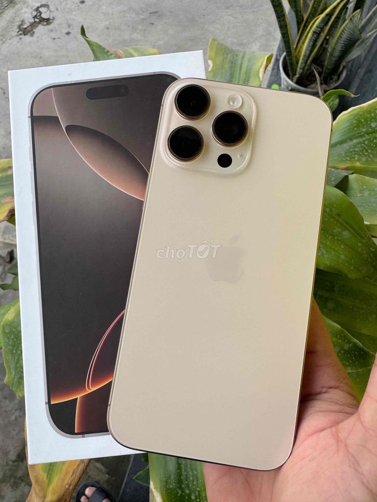 Apple iPhone 16 Pro Max 256GB Vàng sa mạc 99%. Mua bán Điện thoại tại Quận Ninh Kiều Cần Thơ được đăng bởi Khải mobile hình 1