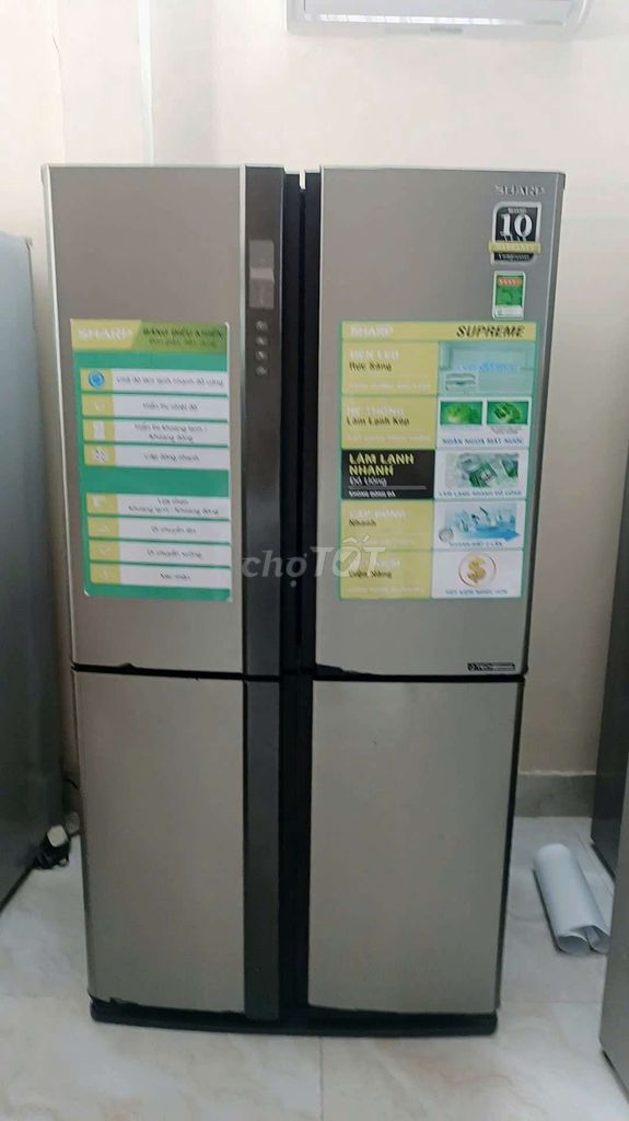 Tủ lạnh Sharp Side by side 600lít zin êm lạnh tốt . Mua bán Tủ lạnh tại Quận 10 Tp Hồ Chí Minh được đăng bởi Nguyễn Thị Cẩm Tiên hình 1