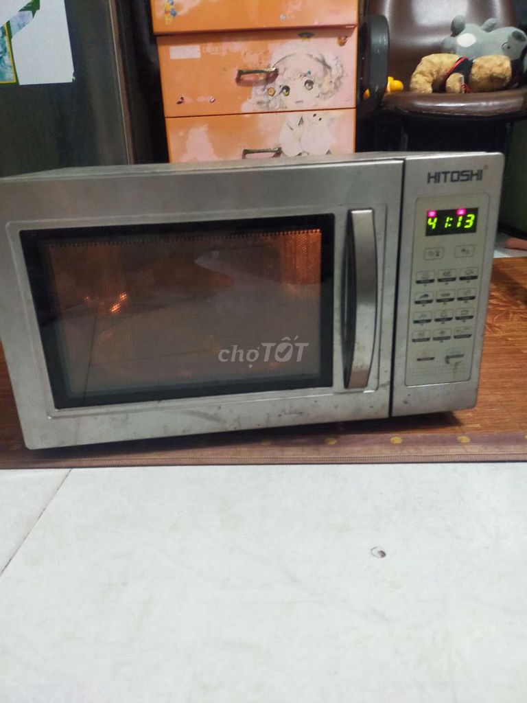 Lò vi sóng Hitoshi EG925ESB 25 lít Bạc. Mua bán Bếp, lò, đồ điện nhà bếp tại Quận 6 Tp Hồ Chí Minh được đăng bởi sang hình 1