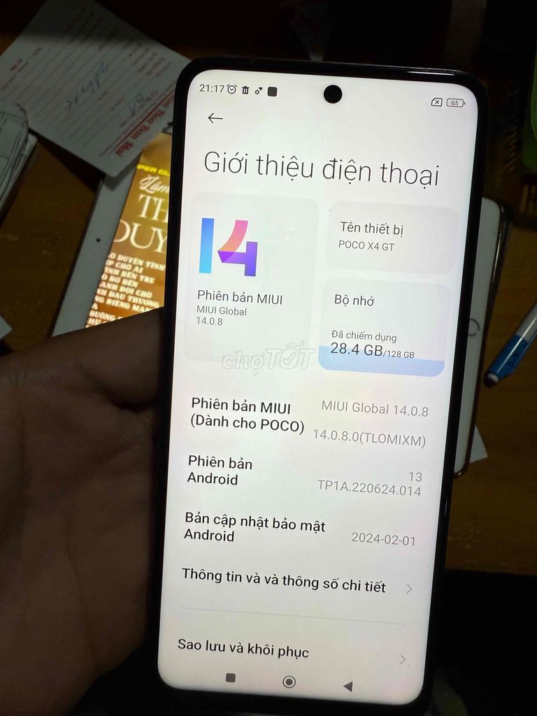 xiaomi pocox4 GT thanh lý 3tr