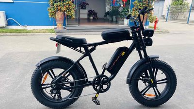 xe đạp tích điện , mầu đen đẹp , khung chắc chắn