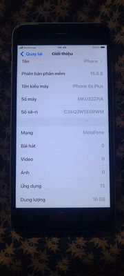 iPhone 6s Plus 16GB Bạc