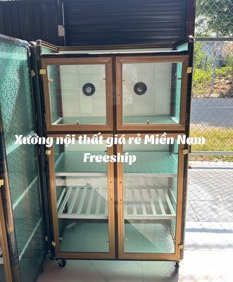 Tủ chén nhôm kính - Tủ chén bát - Tủ nhôm kính. Mua bán Tủ, kệ gia đình tại Quận Tân Phú Tp Hồ Chí Minh được đăng bởi Uyên NTTL