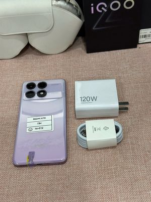 Redmi K70 16/256 tím sạc 120w ốp có ship COD. Mua bán Điện thoại tại Quận Hoàng Mai Hà Nội được đăng bởi Trần Ngọc Hiếu