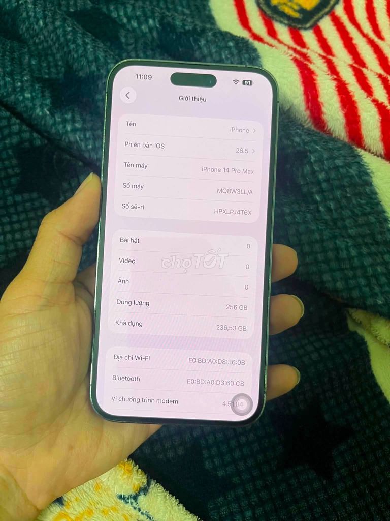 Apple iPhone 14 Pro Max 256GB Nguyên zin. Mua bán Điện thoại tại Quận 5 Tp Hồ Chí Minh được đăng bởi Hội Đồ Điện Tử hình 1