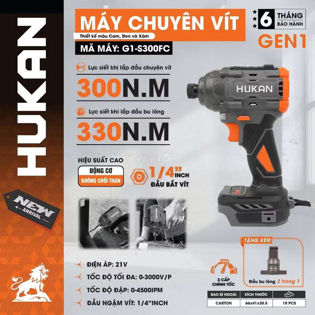 Máy vặn vít Hukan G1-S300FC 21V . Mua bán Đồ chuyên dụng, Giống nuôi trồng tại Huyện Lục Ngạn Bắc Giang được đăng bởi Trần Thắng hình 1