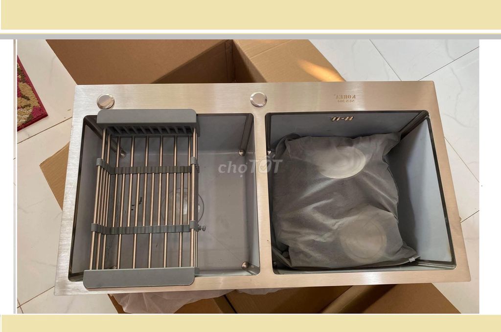 Chậu rửa chén Inox 304 Bạc Mới. Mua bán Dụng cụ nhà bếp tại Quận Hải Châu Đà Nẵng được đăng bởi THIẾT BỊ GIA DỤNG HÀNG CHÍNH HÃNG hình 1
