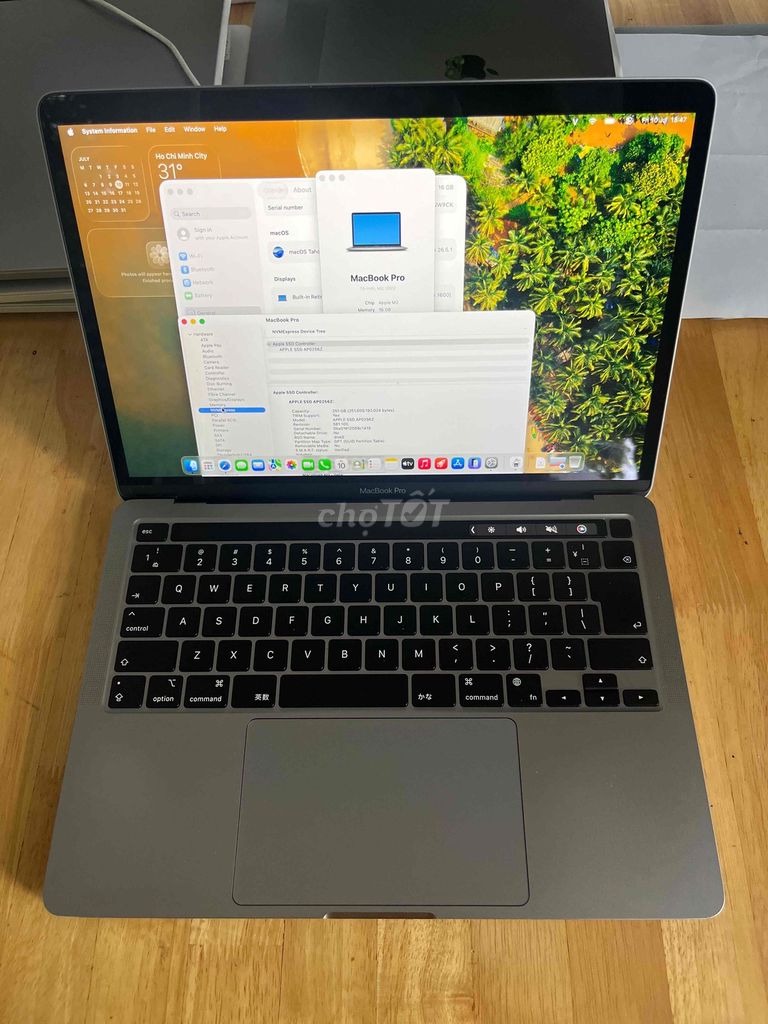 MacBook Pro M2 Ram 16GB Ssd 256GB. Mua bán Laptop tại Quận Sơn Trà Đà Nẵng được đăng bởi BƠ BƯ Macbook Cũ hình 1