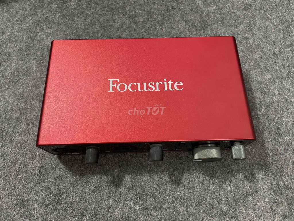 Soundcard Focusrite Scarlett 4i4 Gen 3 Đỏ 99%. Mua bán Tivi, Âm thanh tại Quận 6 Tp Hồ Chí Minh được đăng bởi an khang hình 1