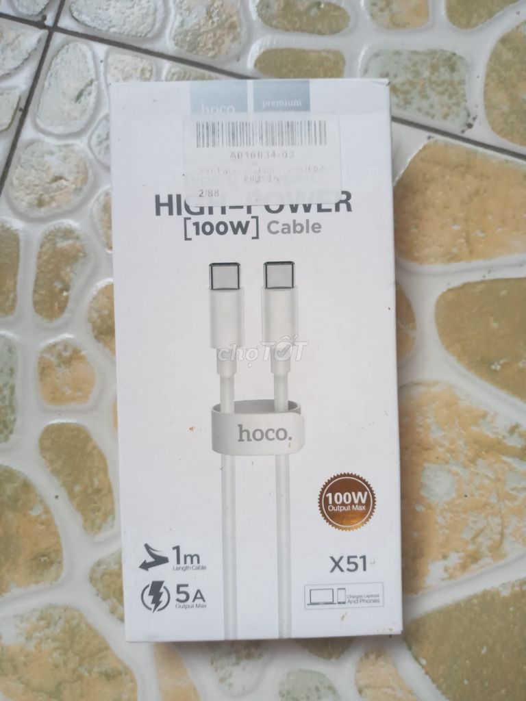 Cáp sạc Hoco X51 Type-C 100W. Mua bán Phụ kiện (Màn hình, Chuột...) tại Thành phố Thủ Đức Tp Hồ Chí Minh được đăng bởi Duy hình 1