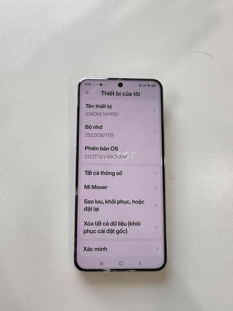 Xiaomi 14 Pro 1TB Trắng. Mua bán Điện thoại tại Thành phố Qui Nhơn Bình Định được đăng bởi Nguyễn Văn Duy hình 1