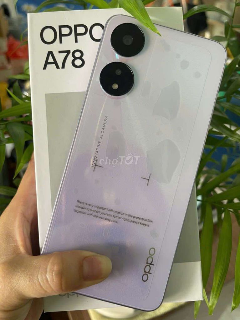 OPPO A78 5G ram8/128 FULLBOX. Mua bán Điện thoại tại Thành phố Bến Tre Bến Tre được đăng bởi Gia Hân Mobile hình 1