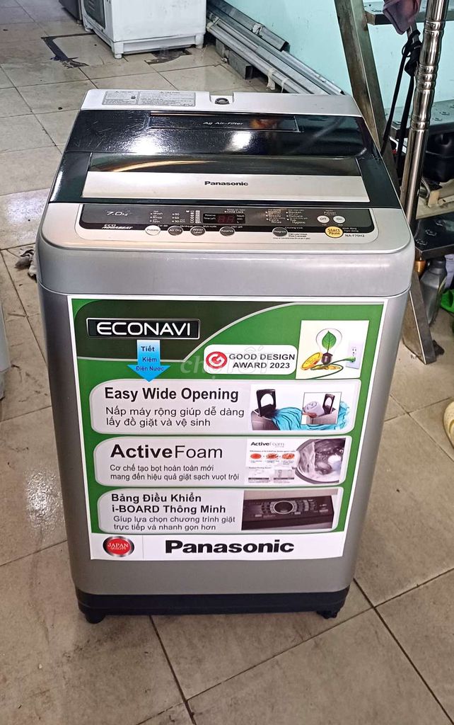 Máy giặt panasonic 7kg zin bảo hành 3 tháng