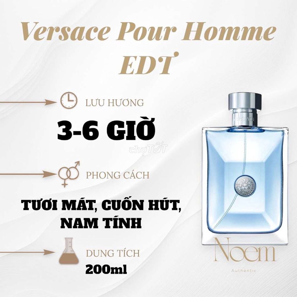 NƯỚC HOA VERSACE POUR HOMME EDT 200ML