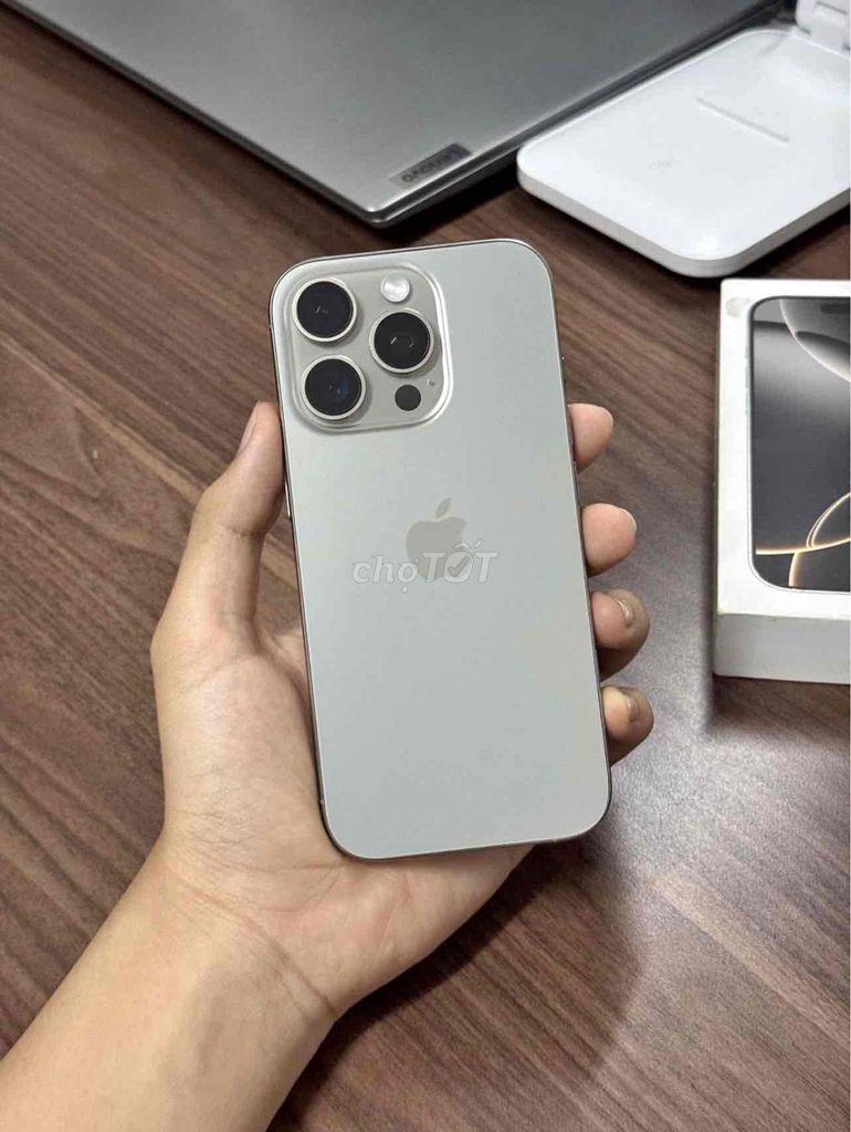 iPhone 16 Pro 128GB Titan FULLBOX BH APPLE 11/2025. Mua bán Điện thoại tại Quận Hà Đông Hà Nội được đăng bởi iStock Hà Nội Zin Đẹp Chất hình 1