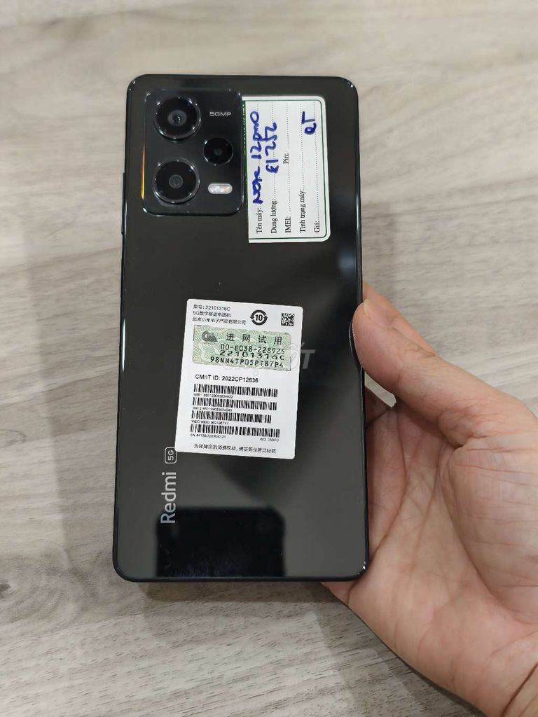 Xiaomi Redmi Note 12 Pro 256GB 5g máy rom qtế. Mua bán Điện thoại tại Quận 6 Tp Hồ Chí Minh được đăng bởi Nhất Tín Mobile hình 1