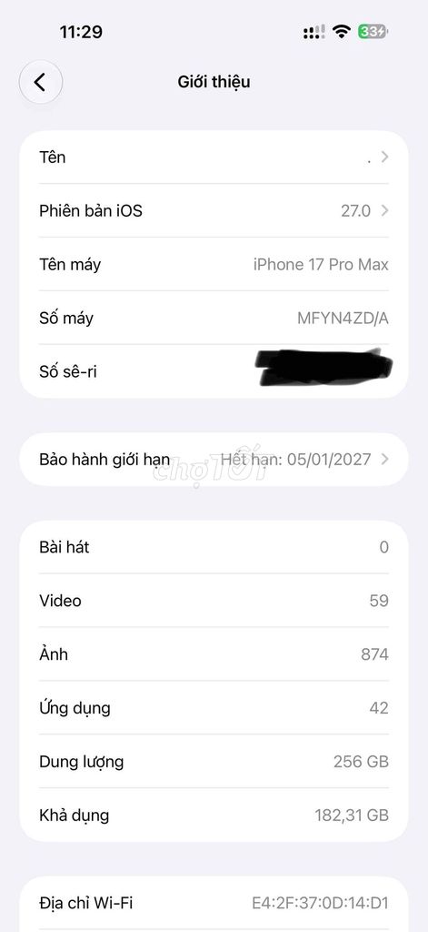 iPhone 17 Pro Max 256GB Cam. Mua bán Điện thoại tại Quận Thanh Xuân Hà Nội được đăng bởi Hoàng hình 1