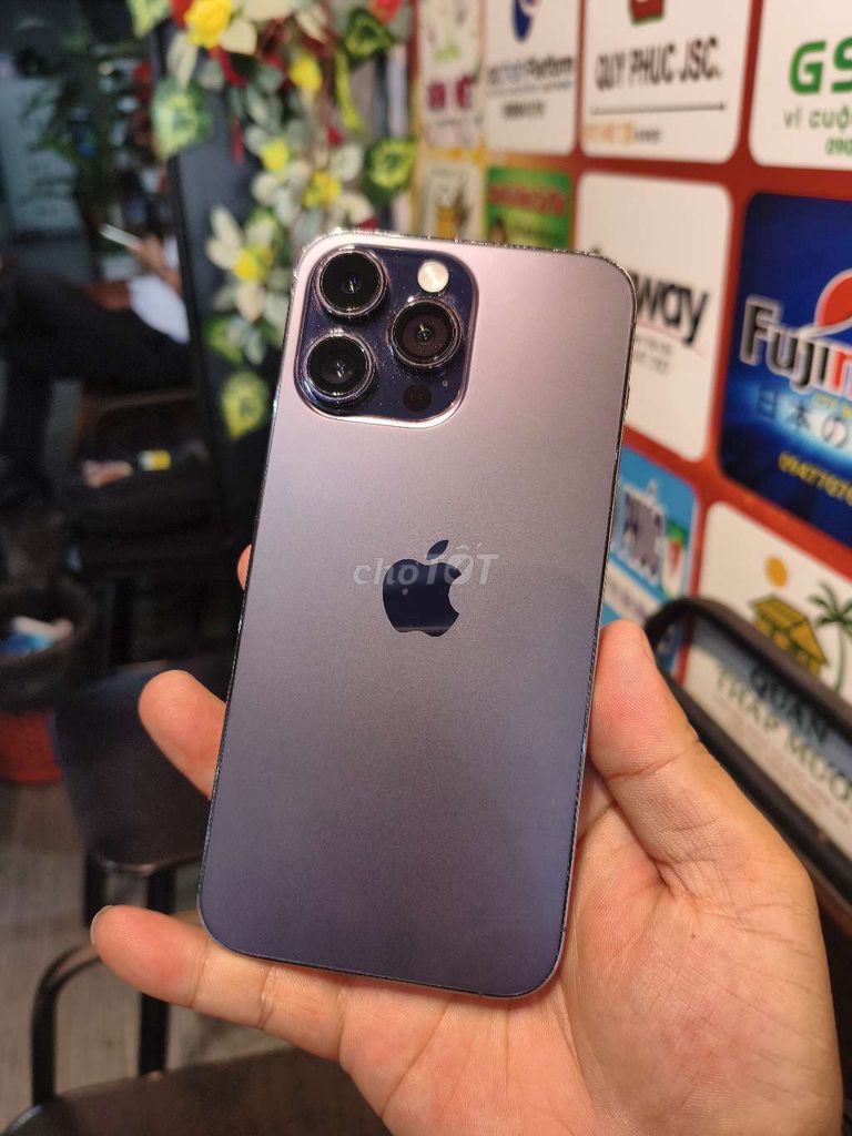 iPhone 14 Pro Max 128GB Lock Tím 98% Pin 8x. Mua bán Điện thoại tại Quận Cái Răng Cần Thơ được đăng bởi Ngân Long Trung hình 1