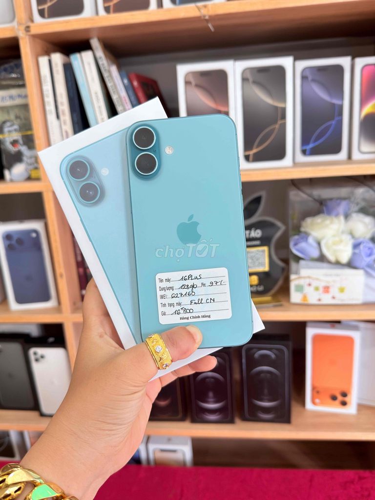 iPhone 16 Plus 128GB LL/A Xanh Green. Mua bán Điện thoại tại Thành phố Long Xuyên An Giang được đăng bởi Bi Táo Store hình 1