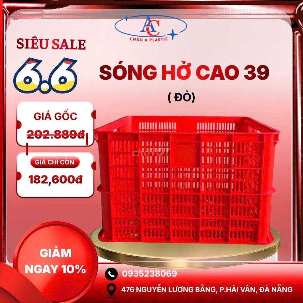 Sóng hở nhựa Châu Á Plastic. Mua bán Đồ chuyên dụng, Giống nuôi trồng tại Quận Liên Chiểu Đà Nẵng được đăng bởi Minh Dũng Nhựa Châu Á hình 1