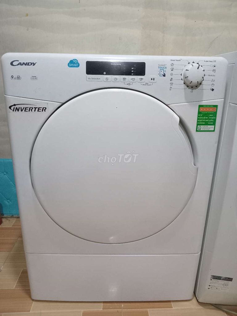 Máy sấy Candy 9kg Inverter Trắng. Mua bán Máy giặt tại Quận 8 Tp Hồ Chí Minh được đăng bởi vinh nguyen hình 1