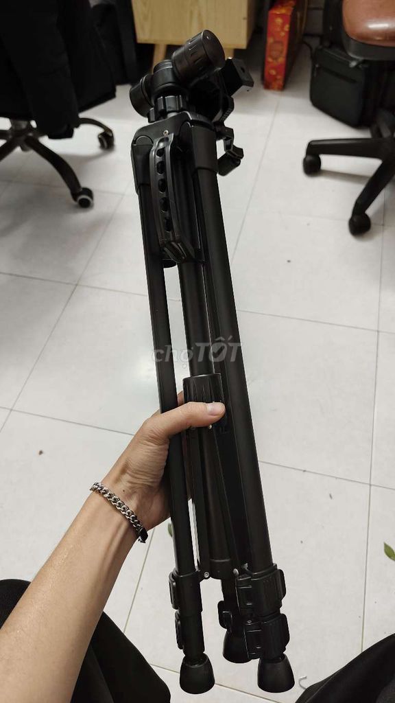 Chân máy ảnh T-3520 Đen. Mua bán Máy ảnh, Máy quay tại Quận Cầu Giấy Hà Nội được đăng bởi Thiện Trần hình 1