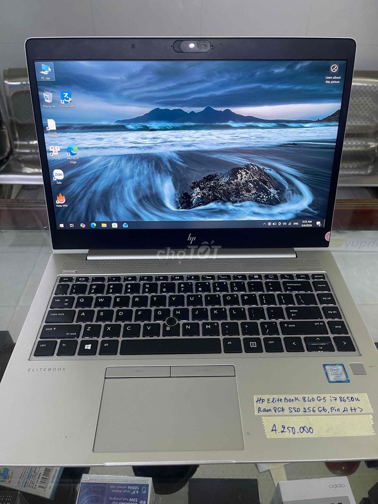 HP Elitebook 840 G5 i7-8650U 14.1 inch 8GB/256GB. Mua bán Laptop tại Quận Ninh Kiều Cần Thơ được đăng bởi Cầm Đồ Anh Quý hình 1