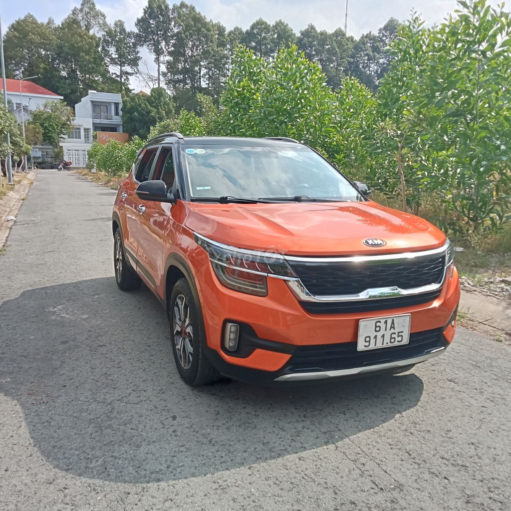 Kia Seltos 2021 Premium 1.4 AT turbo 62000k/h cọp. Mua bán Ô tô tại Thành phố Thủ Dầu Một Bình Dương được đăng bởi TanLe hình 3