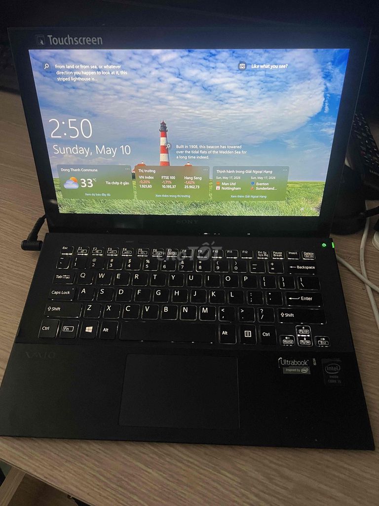 Sony VAIO i5 4GB/119GB Cảm ứng. Mua bán Laptop tại Huyện Gò Công Tây Tiền Giang được đăng bởi huy tran hình 1