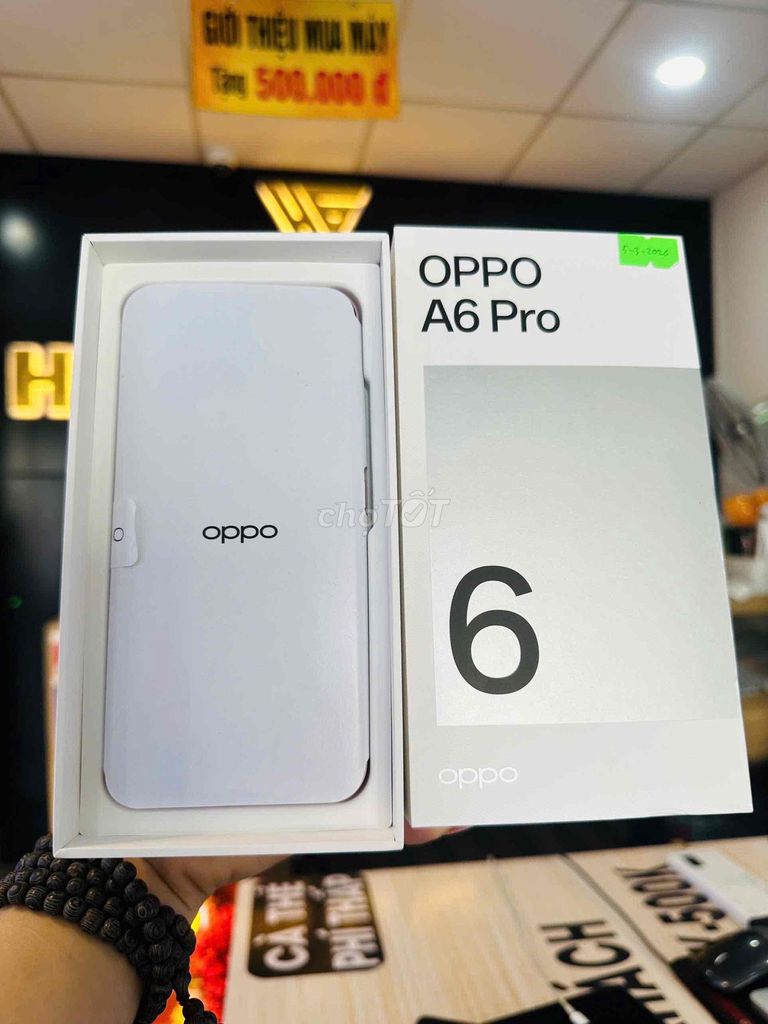 Oppo A6 Pro 128GB Hồng New 💯. Mua bán Điện thoại tại Thành phố Bến Tre Bến Tre được đăng bởi HươngGiangmobile hình 1