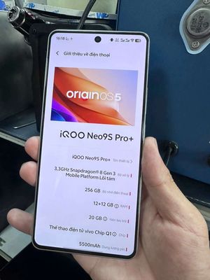 Iqoo neo 9s pro+ 12+12/256gb pin 5500 zin keng. Mua bán Điện thoại tại Thị xã Bến Cát Bình Dương được đăng bởi Mèo