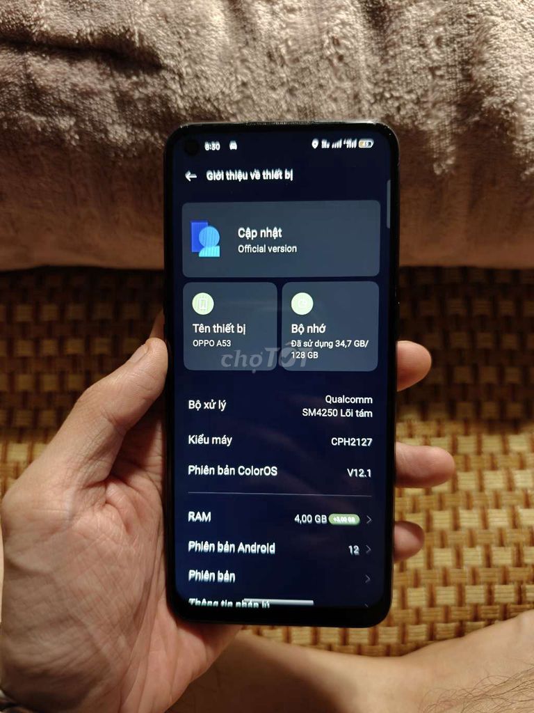 OPPO A53 128GB Đen. Mua bán Điện thoại tại Quận Hoàng Mai Hà Nội được đăng bởi Minh hình 1