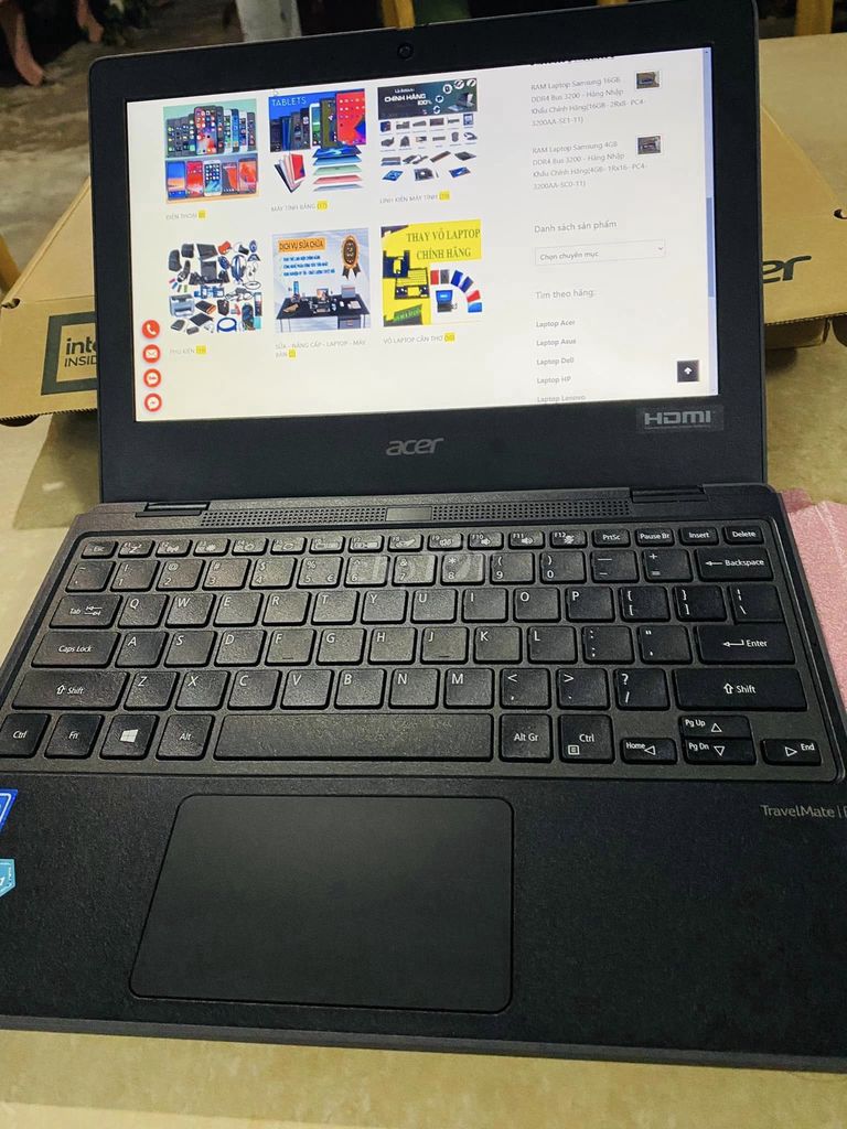 Acer TravelMate TMB311 Celeron-N4020-4G-128G-Win10. Mua bán Laptop tại Quận Ninh Kiều Cần Thơ được đăng bởi Võ Diện hình 4