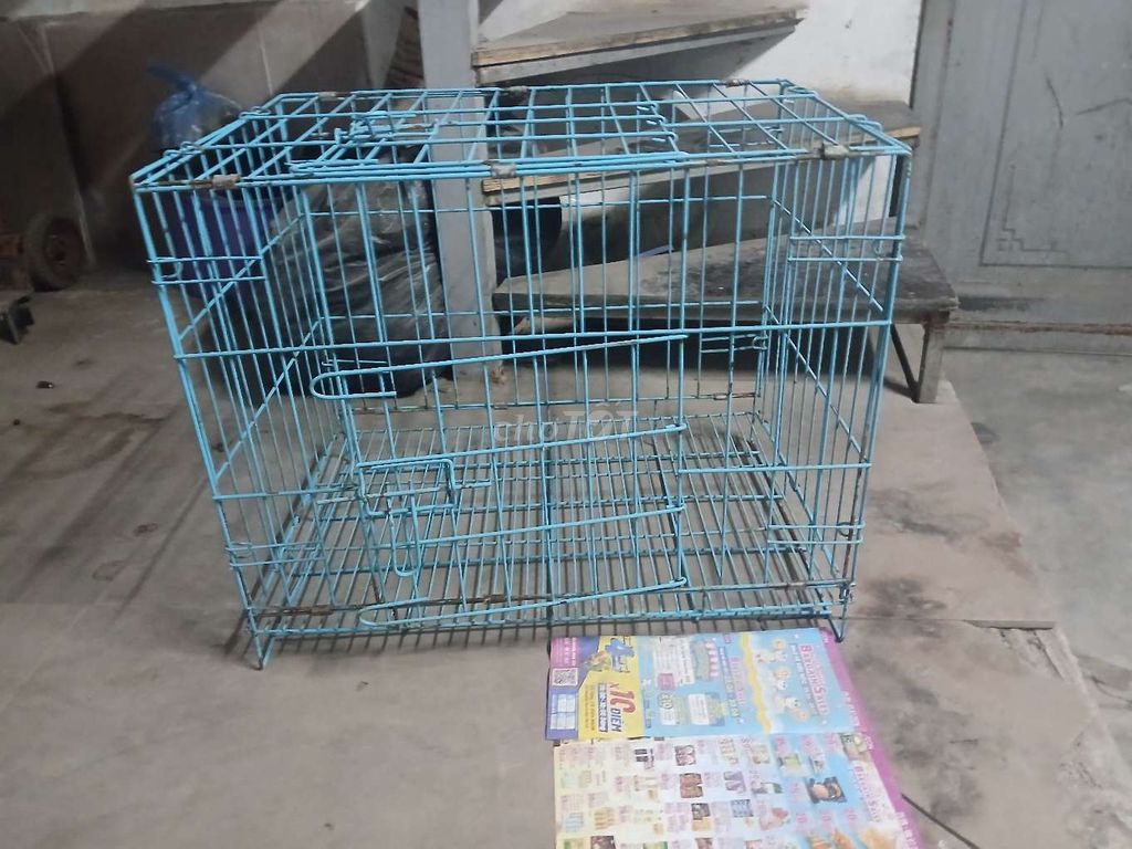 Lồng thú cưng Xanh 40x60x40. Mua bán Phụ kiện, Thức ăn, Dịch vụ tại Quận Thanh Xuân Hà Nội được đăng bởi Tên chưa cung cấp hình 1