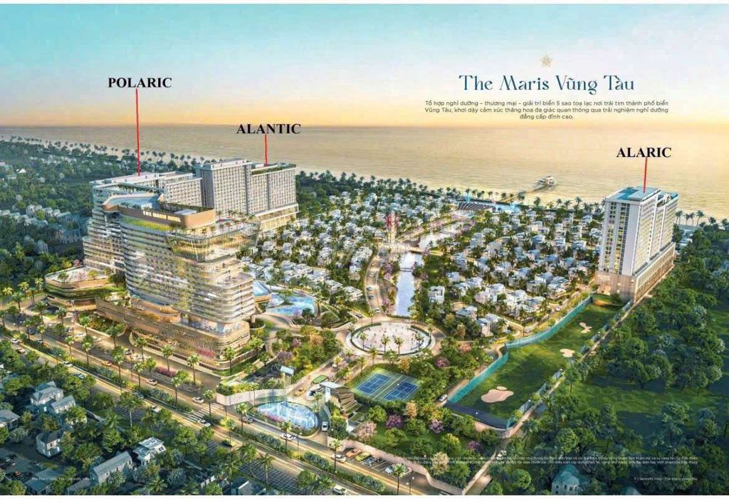 Квартира 2 спальни с видом на море в Oriana Complex – The Maris Vũng Tàu