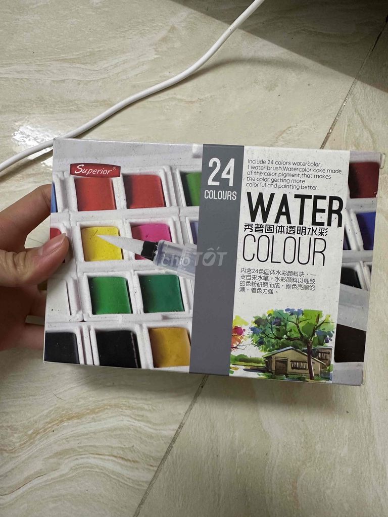 Màu nước Superior 24 màu. Mua bán Sở thích khác tại Quận Thanh Xuân Hà Nội được đăng bởi Tiêu Lê Hồng Ngọc hình 1