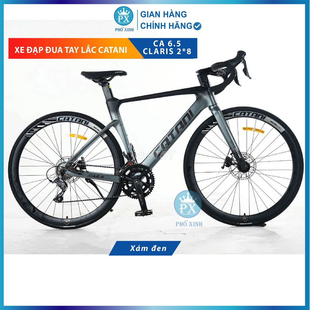 XE ĐẠP ROAD CATANI 6.5 TAY CONG. Mua bán Xe đạp tại Thành phố Bà Rịa Bà Rịa - Vũng Tàu được đăng bởi PHỐ XINH hình 6