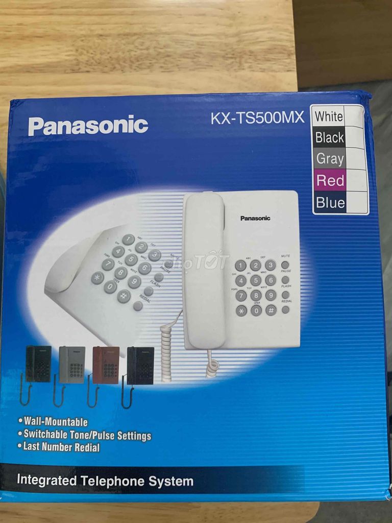Điện thoại bàn Panasonic KX-TS500MX Đen. Mua bán Điện thoại tại Quận Nam Từ Liêm Hà Nội được đăng bởi Lưu Khánhly hình 1