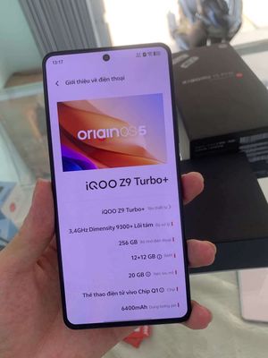 IQOO Z9 TURBO PLUS 99,8% full box cap sạc đầy đủ. Mua bán Điện thoại tại Quận Ninh Kiều Cần Thơ được đăng bởi Hoàng Tuấn