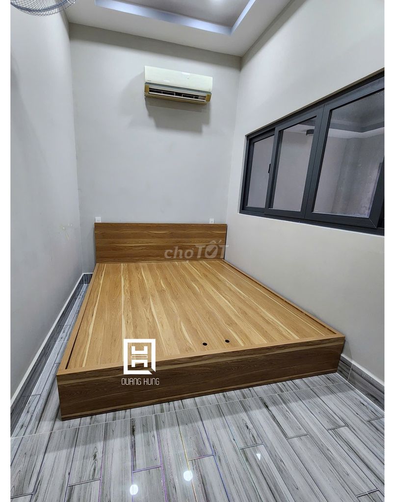  GIƯỜNG GỖ MDF-GIƯỜNG MDF-GIƯỜNG MDF-GIƯỜNG GỖ MDF. Mua bán Giường, chăn ga gối nệm tại Thị xã Bến Cát Bình Dương được đăng bởi Nội Thất Quang Hùng TD hình 1