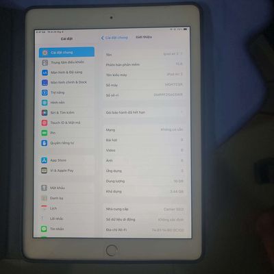 Ipad air 2 chính chủ còn đẹp. Mua bán Máy tính bảng tại Thành phố Thuận An Bình Dương được đăng bởi Hiển
