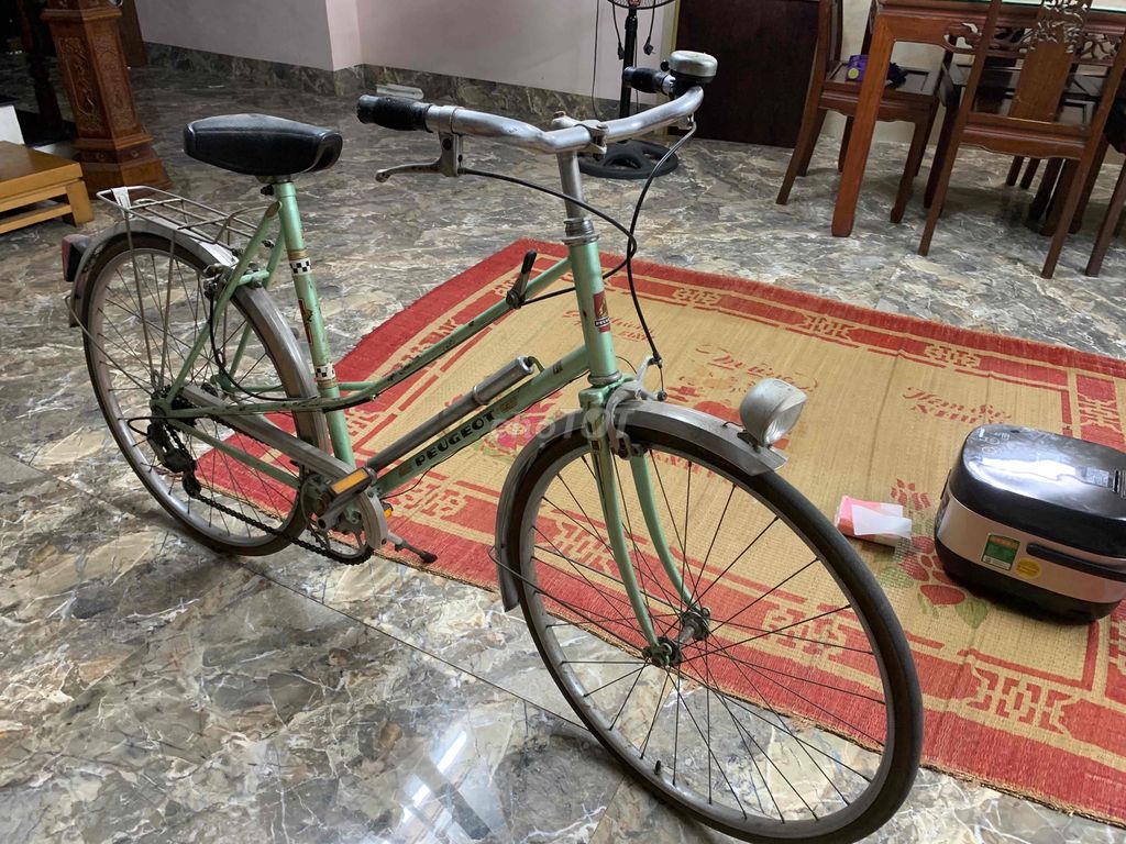 Xe đạp Peugeot Thép xanh nhạt