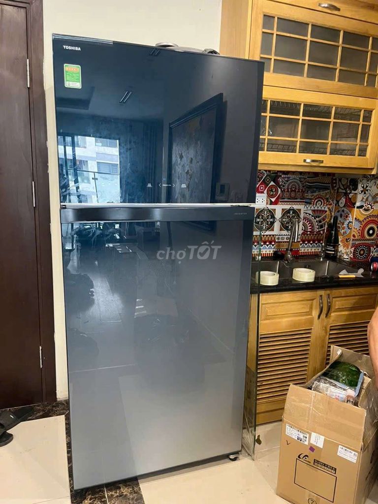 Tủ lạnh toshiba 600lit inverter còn mới 95%. Mua bán Tủ lạnh tại Quận Thanh Xuân Hà Nội được đăng bởi Máy Giặt Tủ Lạnh Hà Nội hình 1