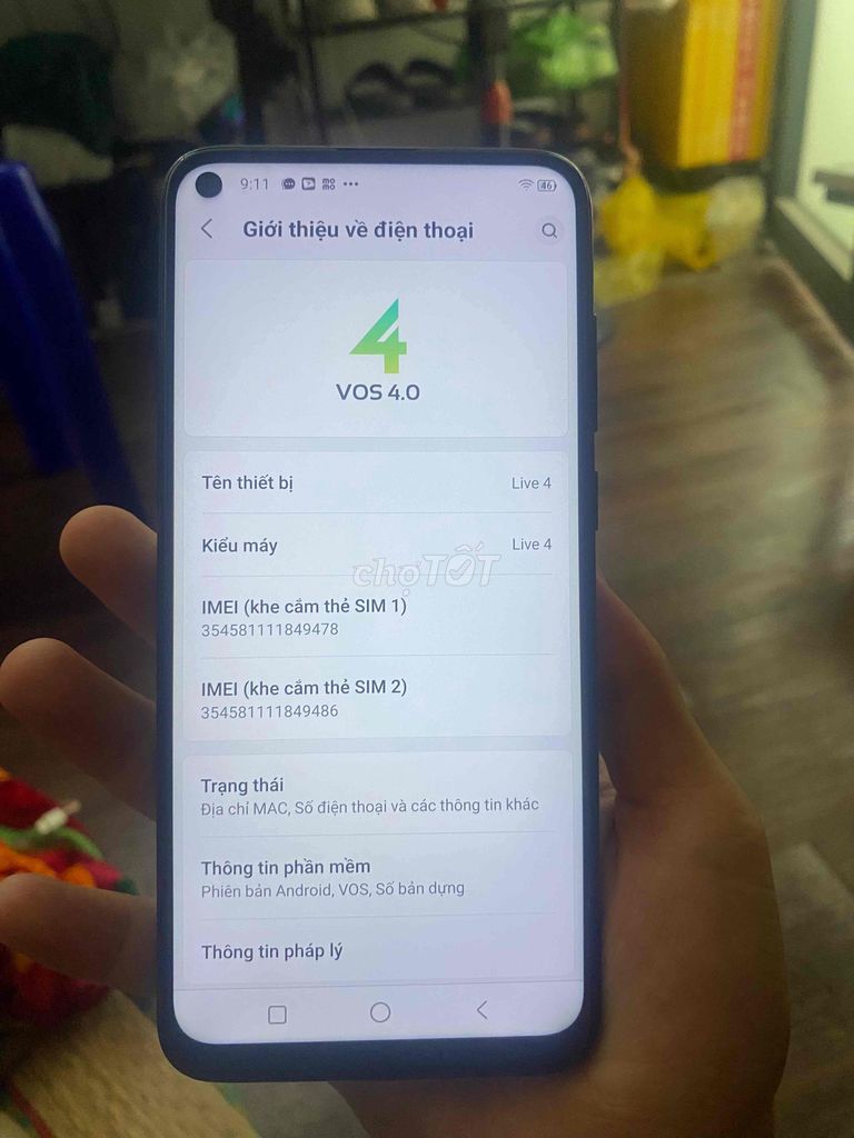 Vsmart Live 4 Đen Đã sử dụng. Mua bán Điện thoại tại Quận Tân Bình Tp Hồ Chí Minh được đăng bởi Phạm Trung hình 1