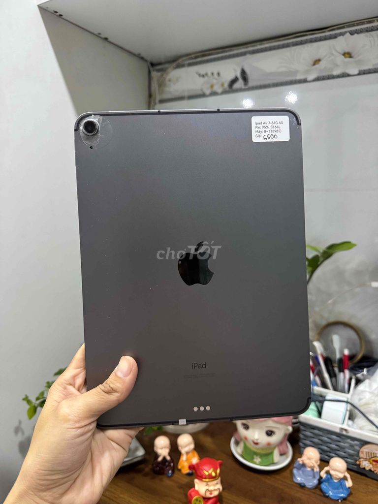 ipad Air 4 64G bản 4G Xám P95 Zin Đẹp 98. Mua bán Máy tính bảng tại Huyện Hóc Môn Tp Hồ Chí Minh được đăng bởi Thu hình 1