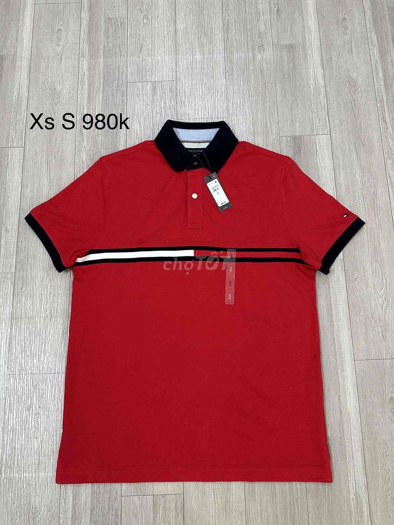 Áo polo Tommy Hilfiger nam Cotton đỏ. Mua bán Quần áo tại Quận 6 Tp Hồ Chí Minh được đăng bởi Dũng hình 1