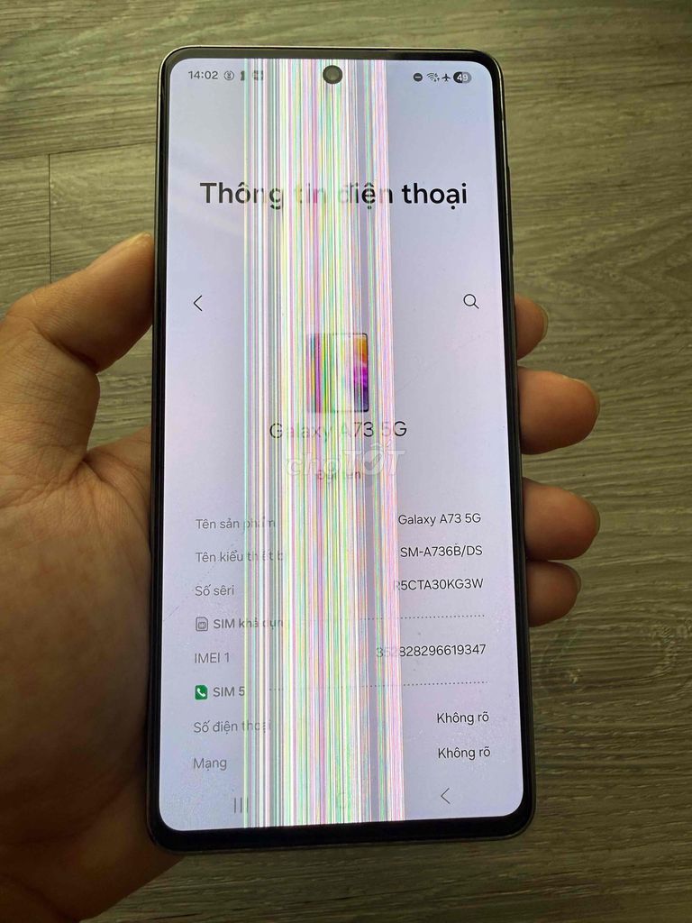 Samsung A73 Màn sọc. Mua bán Điện thoại tại Thành phố Phan Thiết Bình Thuận được đăng bởi Thien Thien hình 1