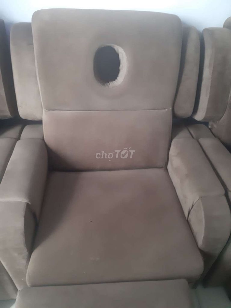 Ghế foot vải Nâu như mới. Mua bán Bàn ghế tại Quận 10 Tp Hồ Chí Minh được đăng bởi ThanhThao Phi  hình 1