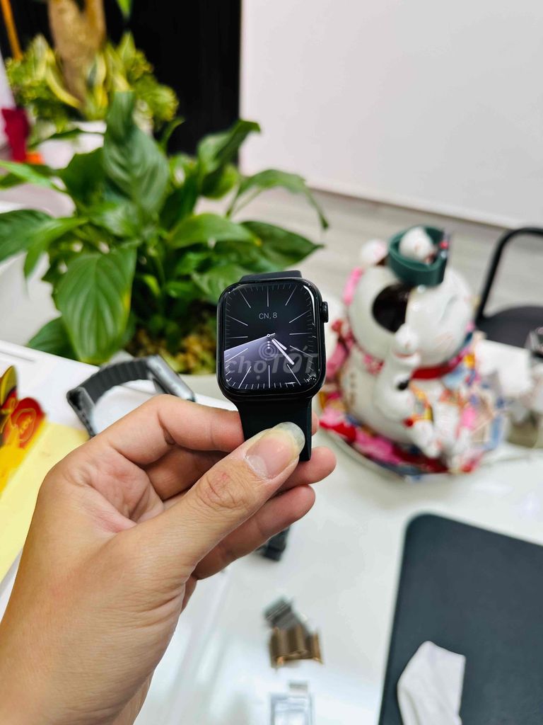 Apple Watch s7/45 nhôm đen ESIM fullpk