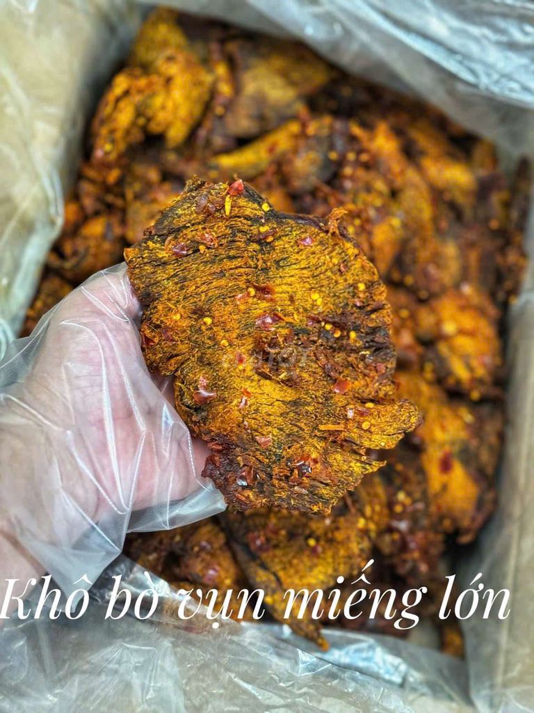 Khô bò vụn miếng to